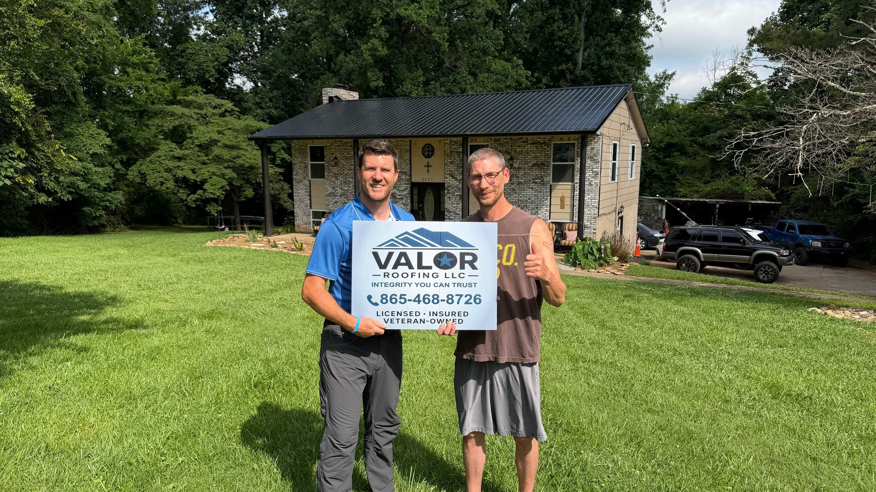 Valor Roofing work in Knoxville, TN